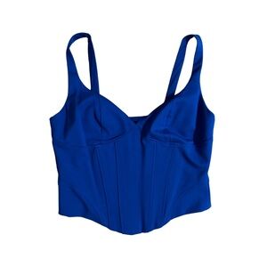 Blue Corset Top